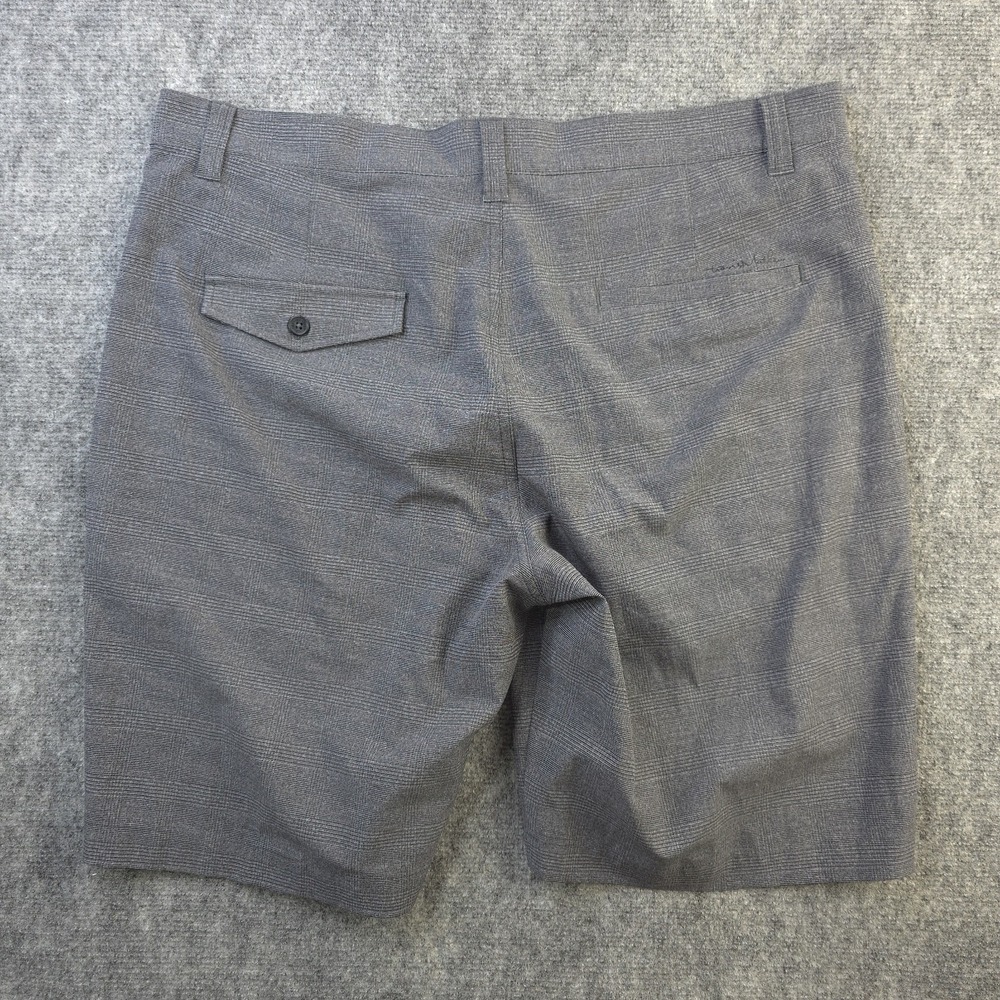 Travis Mathew Shorts 36 Gray‎ Solid 9" Inseam Pockets Stretch Golf - Picture 6 of 8